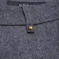 Gucci Hose aus Wolle in Grau