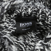 Hugo Boss Pullover in Schwarz/Weiß