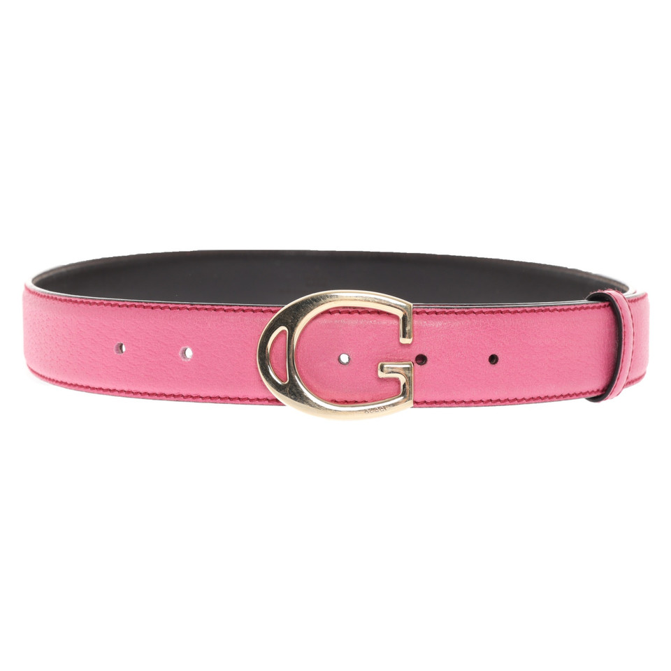 Gucci Ceinture en Cuir en Rose/pink