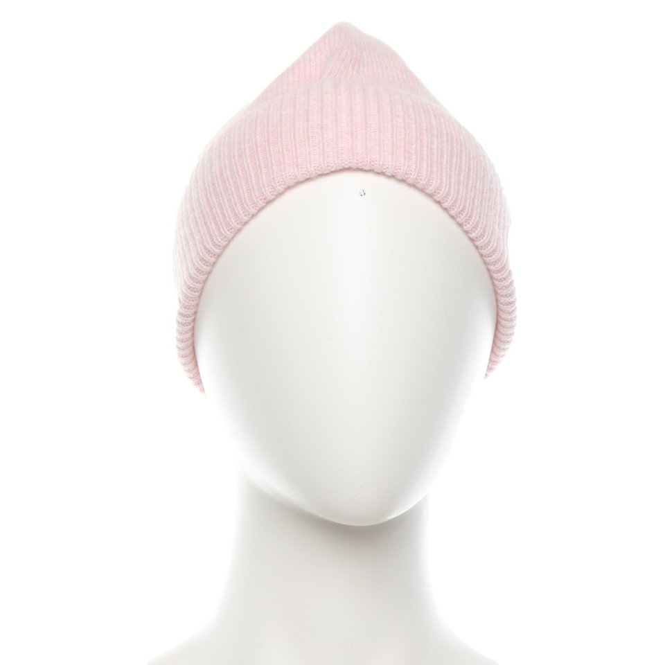 Eric Bompard Cappello/Berretto in Cashmere in Rosa