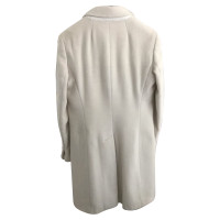 Pinko Jacke/Mantel aus Wolle in Weiß