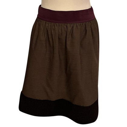Etro Skirt Wool in Brown
