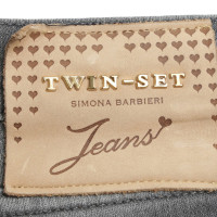 Twin Set Simona Barbieri Cargo Jeans a Gray