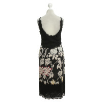 Diane Von Furstenberg zijden jurk met pieken Details