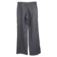 Armani Jeans Linnen broek in donkerblauw