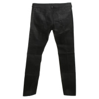 Karl Lagerfeld Beschichtete Jeans in Schwarz