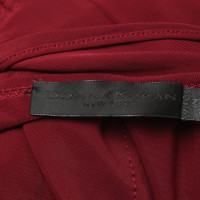 Donna Karan Form-fitting dress in claret