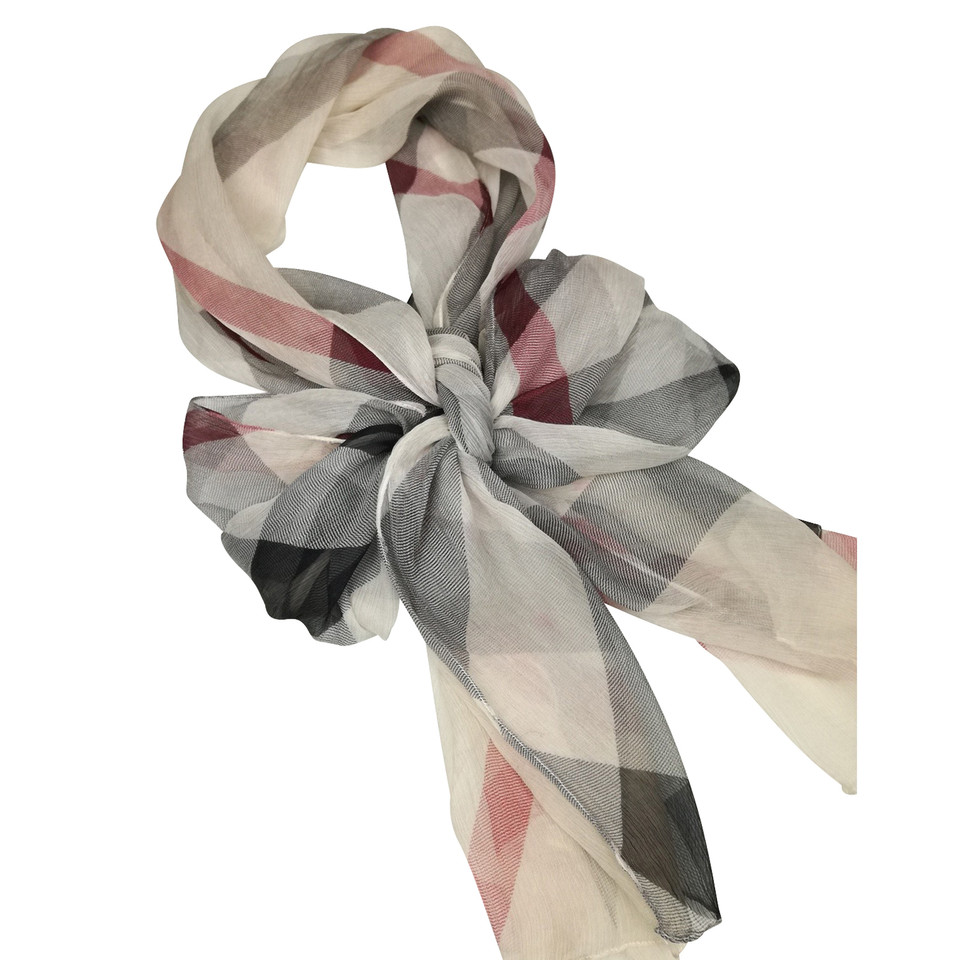 Burberry silk scarf