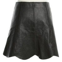 Saint Laurent Leather skirt in black