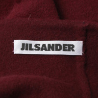 Jil Sander skirt in red wine