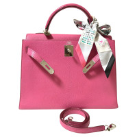 Hermès Kelly Bag 32 Leather in Pink