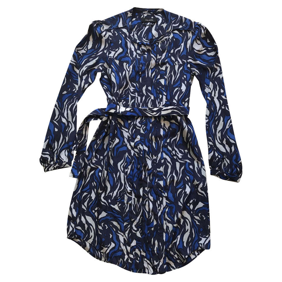 Isabel Marant zijden jurk met print