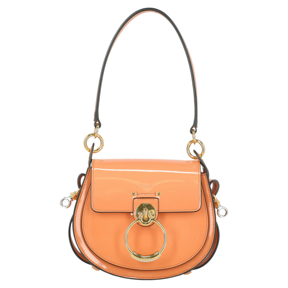 Chloé Tess en Cuir en Orange