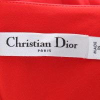 Christian Dior Jurk in rood