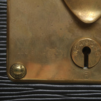 Louis Vuitton Reisekoffer aus Epileder in Schwarz