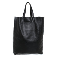 Céline Tote Bag aus Leder in Schwarz