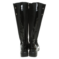 Cesare Paciotti Bottes en Daim en Noir