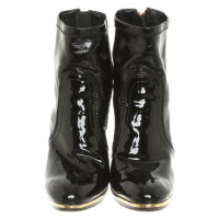 Tory Burch Ankle boots Patent leather in Black