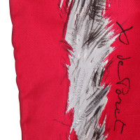 Hermès Tissu en rouge