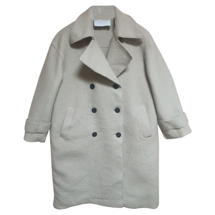 Harris Wharf Giacca/Cappotto in Lana in Crema