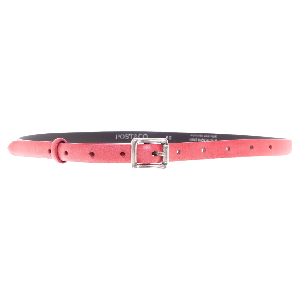 Post & Co Ceinture en rouge