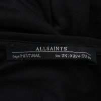 All Saints Robe en Viscose en Noir