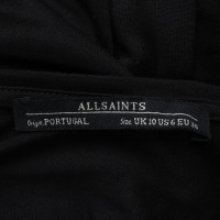 All Saints Vestito in Viscosa in Nero