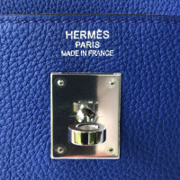 Hermès Kelly Bag 35 in Pelle in Blu