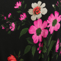 Leonard zijden jurk met bloemmotief