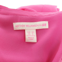 Matthew Williamson For H&M Silk Top in Roze / Multicolor