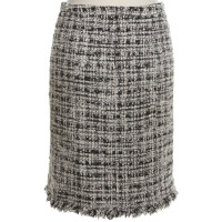 Chanel Pencil skirt in black / white