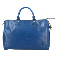 Louis Vuitton Speedy 30 Leer in Blauw