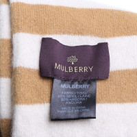 Mulberry Scarf with striped pattern