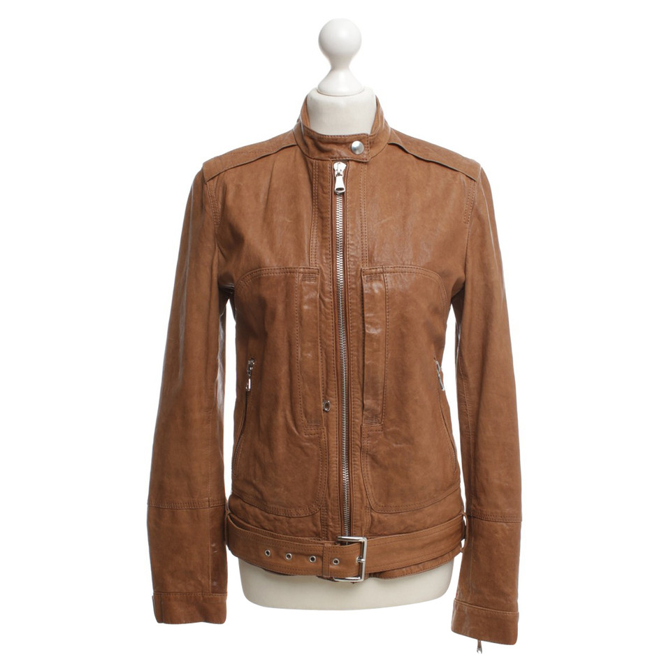 D&G Leather jacket in beige