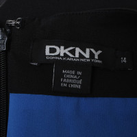 Dkny Dress in black / blue