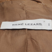 René Lezard Jacke/Mantel aus Leder in Braun