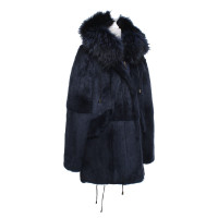 Steffen Schraut Fur jacket in dark blue