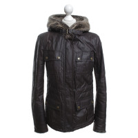 Belstaff Giacca con cappuccio in pelliccia ecologica