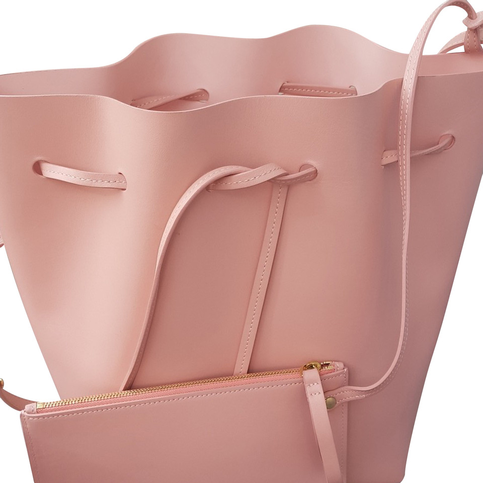 Mansur Gavriel Borsa a tracolla in Pelle in Rosa