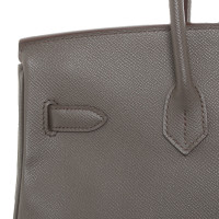 Hermès Birkin Bag 35 aus Leder in Taupe