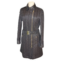 Aigner Quilted coat with waist belt
