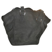 Yves Saint Laurent Handbag Suede in Grey