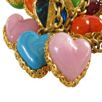 Chanel Gripoix collana con cuore di vetro