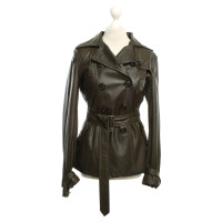 Burberry Leather jacket in a trenchcoat design