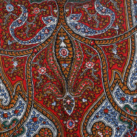 Yves Saint Laurent Silk scarf with paisley pattern
