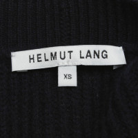 Helmut Lang Dark blue knit pullover