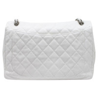 Chanel "Klassieke Maxi Flap Bag" in het wit