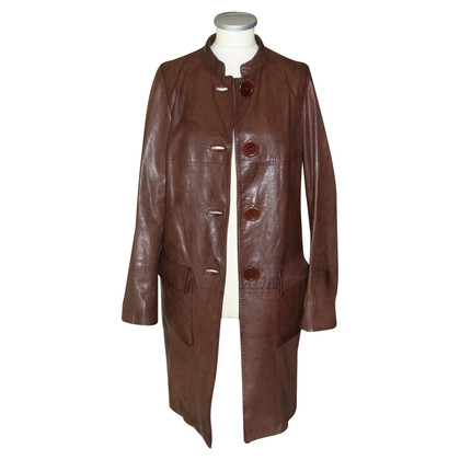 Windsor Jacket/Coat Leather in Brown
