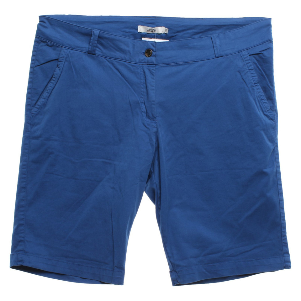 0039 Italy Shorts aus Baumwolle in Blau