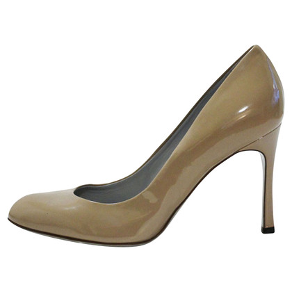 Sergio Rossi Pumps/Peeptoes Leather in Taupe